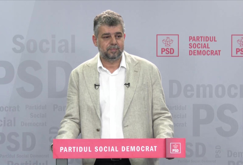 Marcel Ciolacu, la sediul PSD