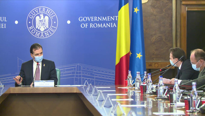 Ședință de Guvern cu Ludovic Orban