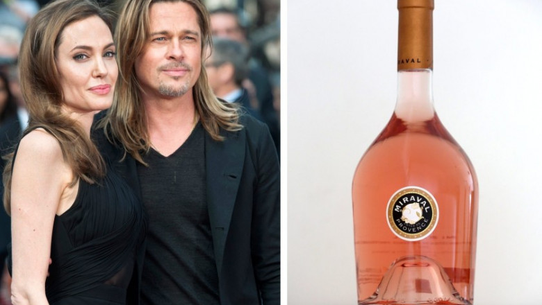 Angelina Jolie și Brad Pitt lansează șampanie