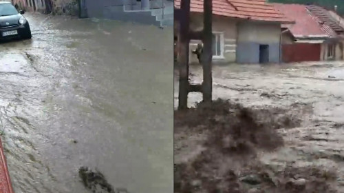 Inundații mari în Oravița