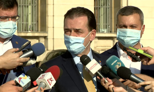 Ludovic Orban cu Costel Alexe în spate
