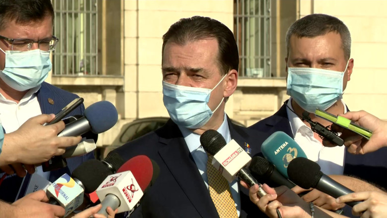 Ludovic Orban cu Costel Alexe în spate