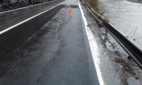 Drum surpat pe Valea Oltului, DN7, lucrări la carosabil