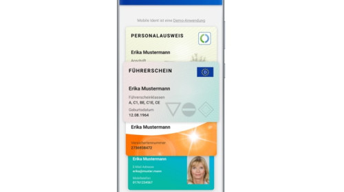 Act de identitate electronic pe smartphone, telefon mobil, buletin în Germania