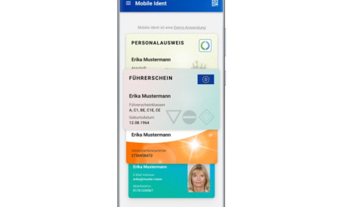 Act de identitate electronic pe smartphone, telefon mobil, buletin în Germania