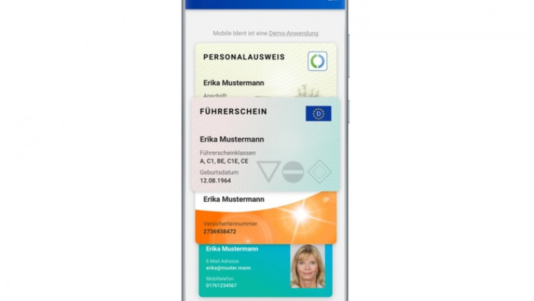 Act de identitate electronic pe smartphone, telefon mobil, buletin în Germania