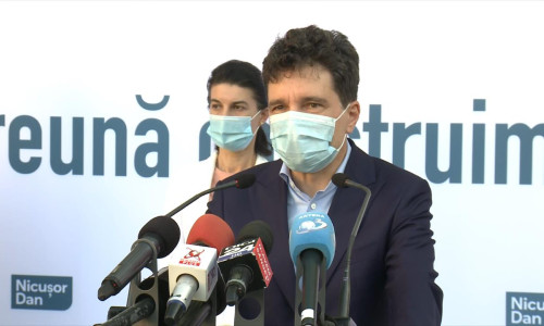 Nicușor Dan în campanie electorală