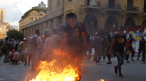 proteste la Beirut