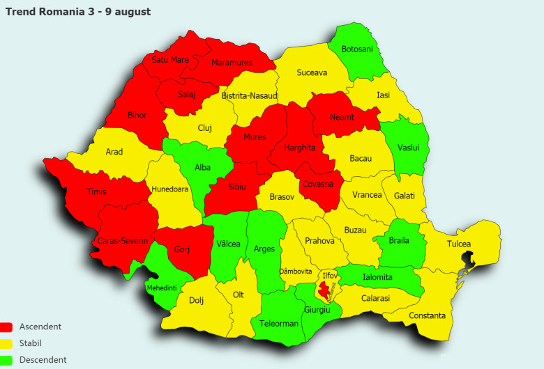 Trend Romania 3 - 9 august