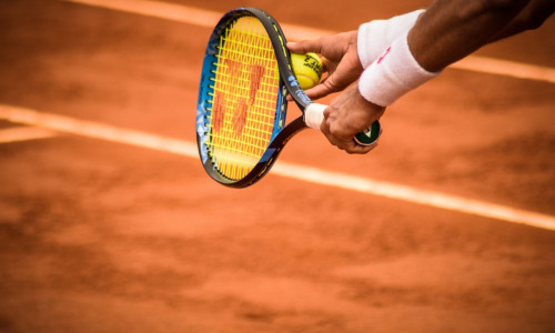 Jucător de tenis, rachetă, sportiv