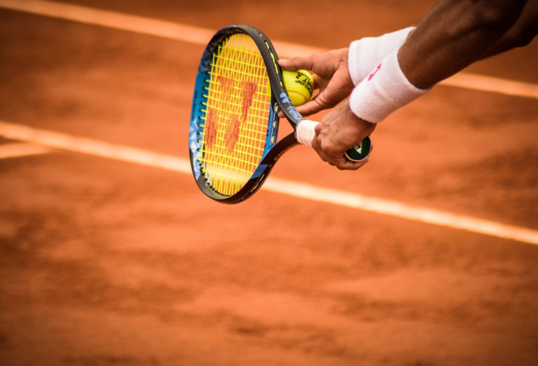 Jucător de tenis, rachetă, sportiv