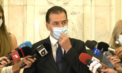 Ludovic Orban pe holul Parlamentului