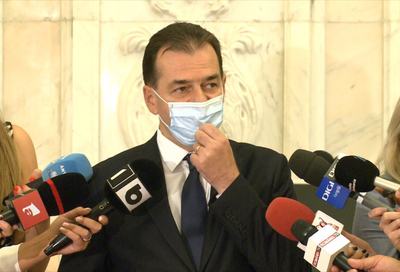 Ludovic Orban pe holul Parlamentului