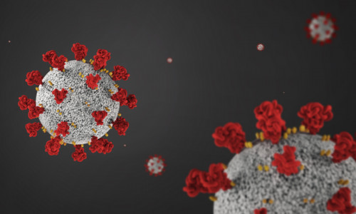 Coronavirus, COVID-19, SARS-CoV-2 cu roșu