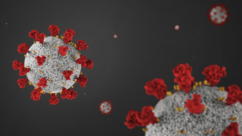 Coronavirus, COVID-19, SARS-CoV-2 cu roșu