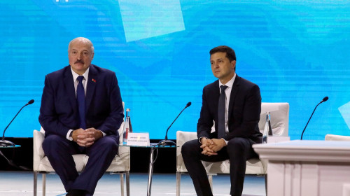 Lukașenko cu Zelenski