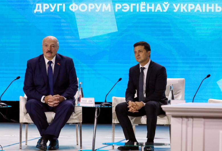 Lukașenko cu Zelenski