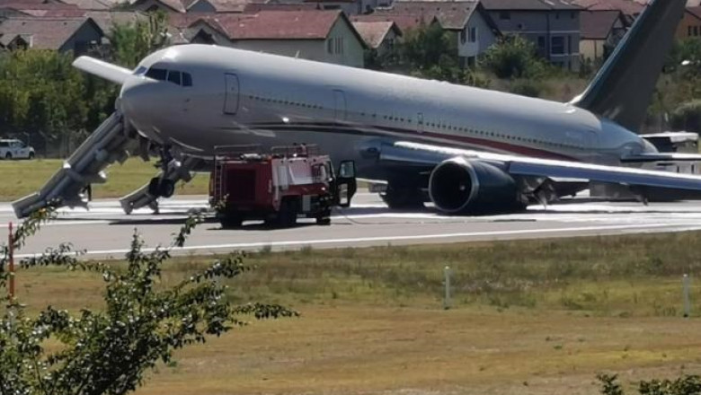 Avion aterizat forțat pe Aeroportul Băneasa