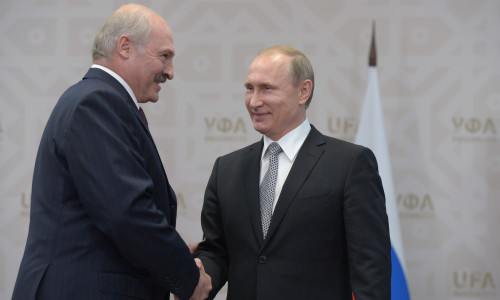 Putin cu Lukașenko