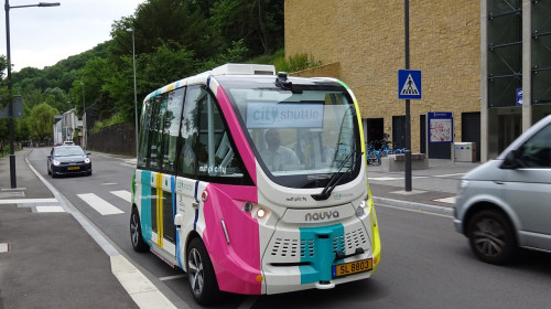 Autobuz fără șofer la Brașov