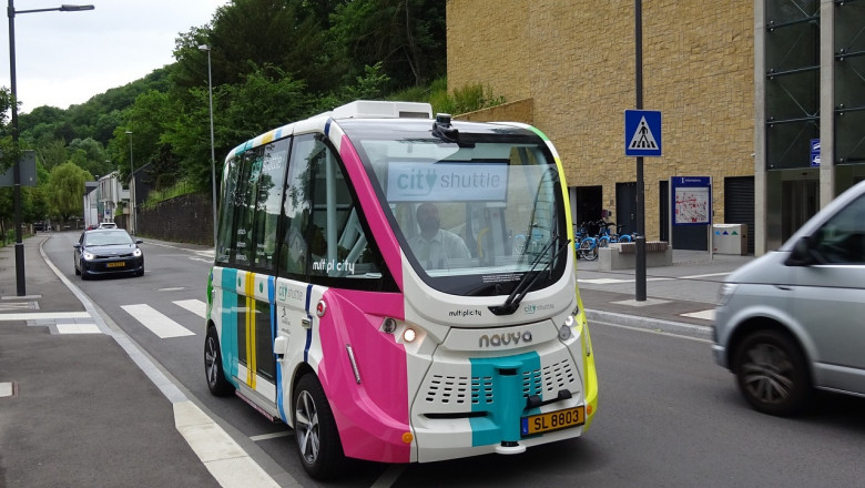 Autobuz fără șofer la Brașov