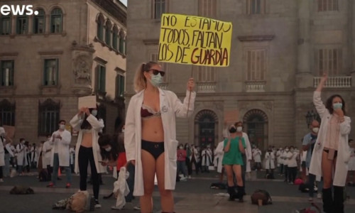 protest spania