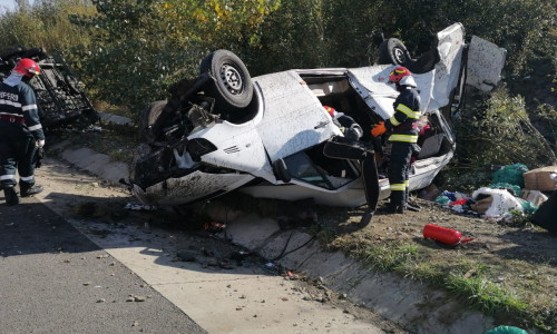 Accident grav în Alba