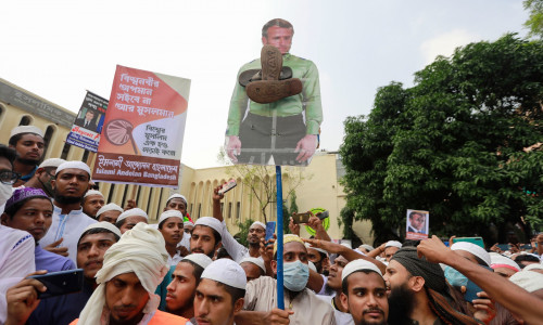 Proteste anti-Macron în Bangladesh