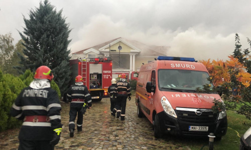 Incendiu la vila lui Irinel Columbeanu