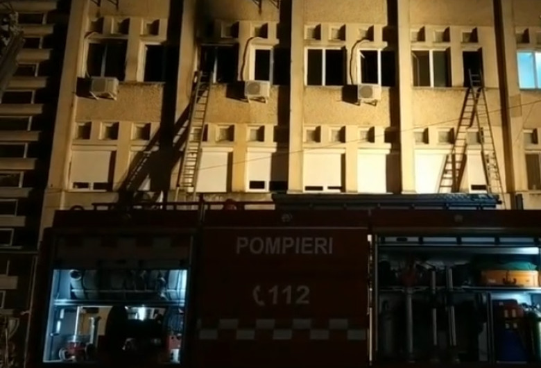 Incendiu la Spitalul din Piatra Neamț