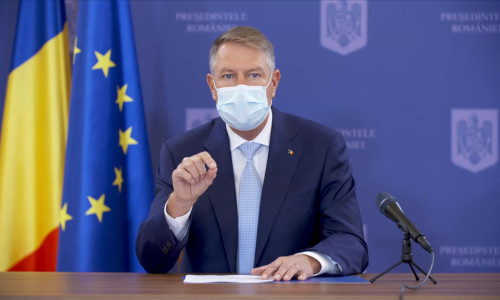 Klaus Iohannis încruntat
