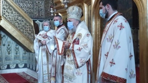 Slujbă la Catedrala din Arhiepiscopia Dunării de Jos Galați