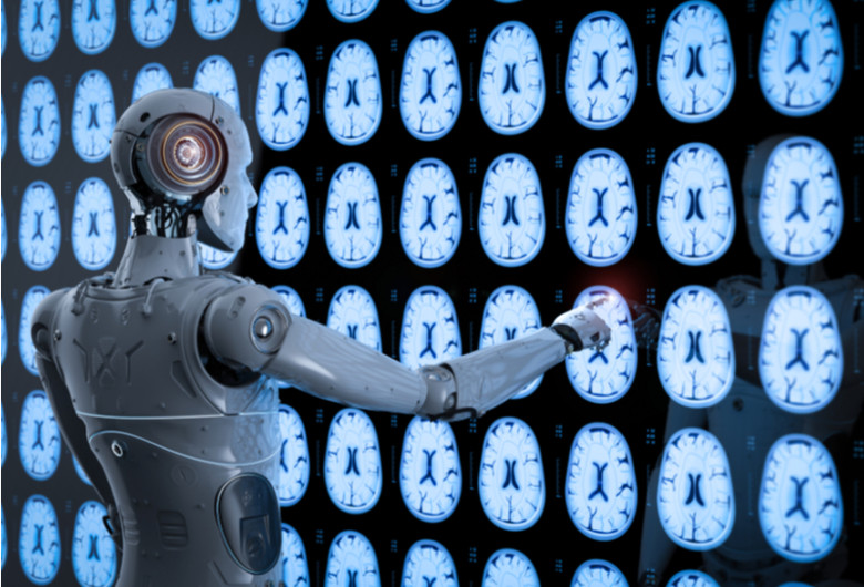 Inteligență artificială, robot în medicină, sanitar, doctor, medic, creier, boli, pacienți, afecțiuni