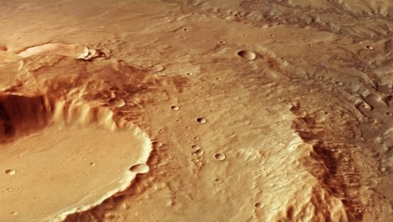 Suprafața planetei roșii Marte