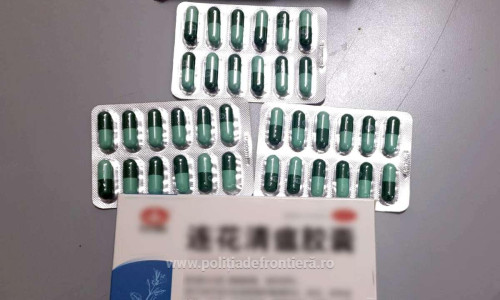 Pastile anti-COVID-19 confiscate în Vama Giurgiu