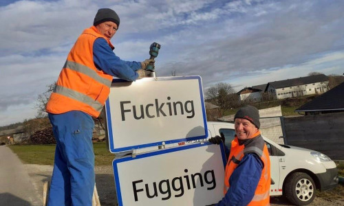 Satul Fucking din Austria redenumit Fugging