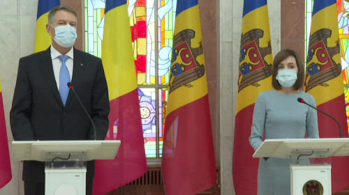 Klaus Iohannis cu Maia Sandu