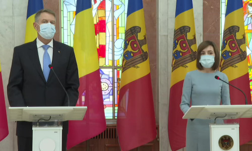 Klaus Iohannis cu Maia Sandu