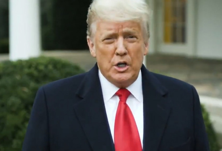 donald trump mesaj video