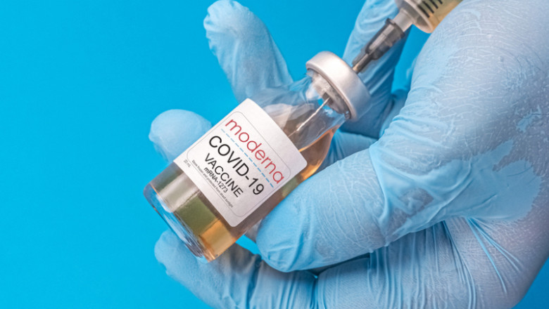 Vaccin, imunizare, ser, doză, seringă, injecție, coronavirus, COVID-19, SARS-CoV-2 de la Moderna