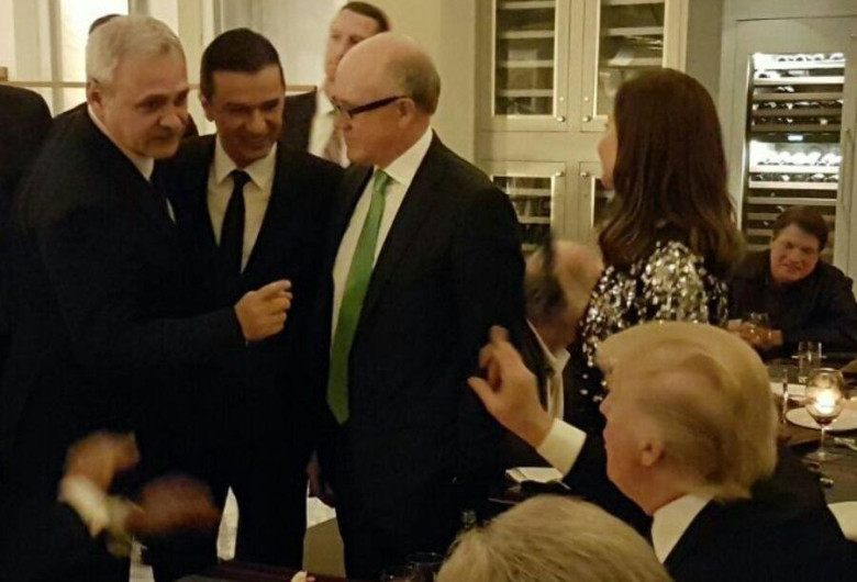 Liviu Dragnea cu Donald Trump