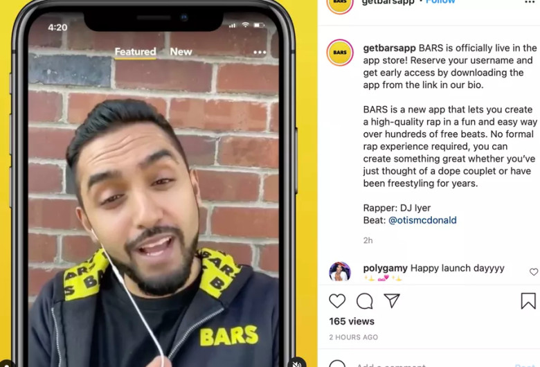 Aplicația Bars, rivala TikTok de la Facebook