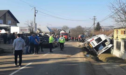 Accident rutier în Suceava