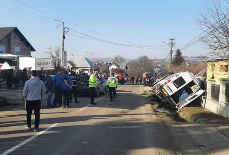 Accident rutier în Suceava