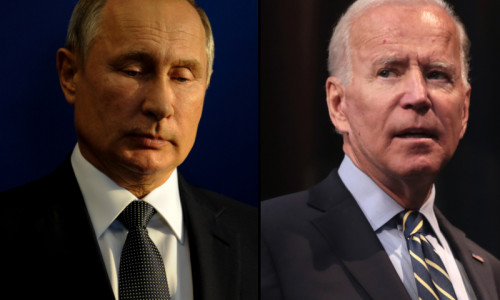 Vladimir Putin cu Joseph (Joe) Biden