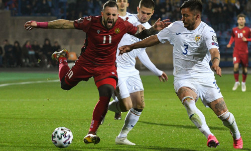 Meci de fotbal România-Armenia din preliminariile Cupei Mondiale Qatar 2022