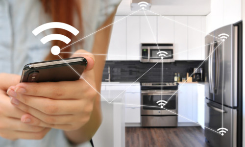 Smart home, electrocasnice, aragaz, frigider, hotă, smartphone inteligente, Internet of Things, IoT, gadget, bucătărie