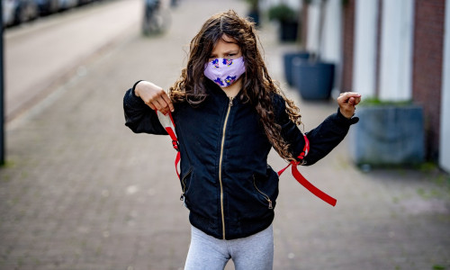 Children return to school, Katendrecht, Rotterdam, The Netherlands - 11 May 2020
