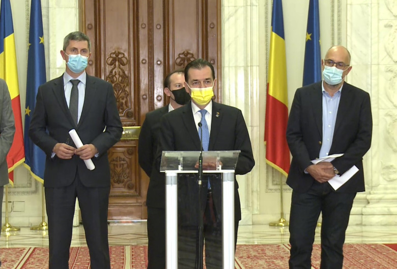 Coaliția de guvernare - Cîțu, Barna, Orban, Hunor