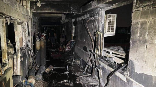 Incendiu într-un spital COVID-19 din Bagdad, Irak